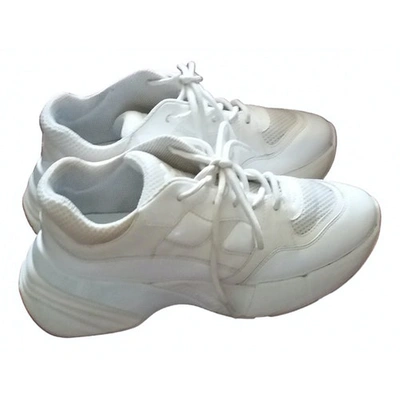 Pre-owned Pinko Trainers In White