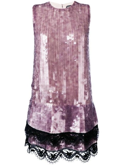 Tom Ford Sequined Shift Dress In Pink