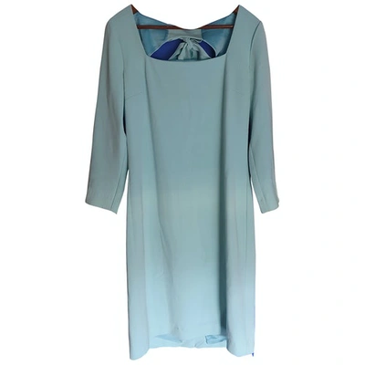 Pre-owned Moschino Blue Dress