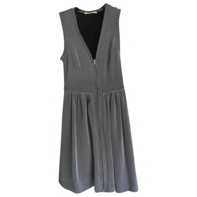 Pre-owned Sandro Mini Dress In Grey