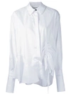 Preen By Thornton Bregazzi Drawstring Detail Shirt In White