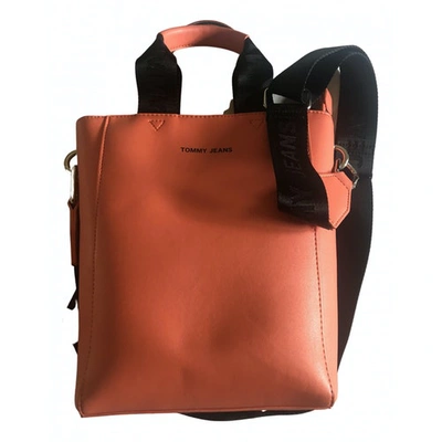 Pre-owned Tommy Jeans Handbag In Orange