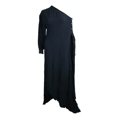 Pre-owned Rosetta Getty Maxi Dress In Black