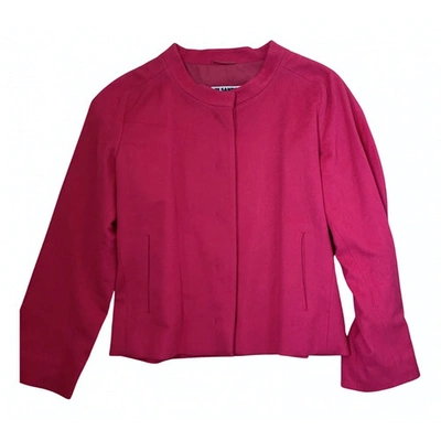 Pre-owned Jil Sander Cashmere Short Waistcoat In Pink