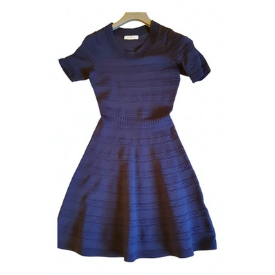 Pre-owned Sandro Blue Dress
