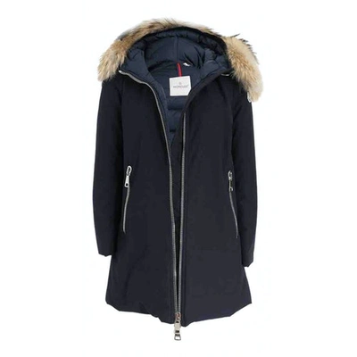 Pre-owned Moncler Navy Coat