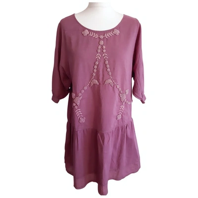 Pre-owned Comptoir Des Cotonniers Pink Cotton Dress