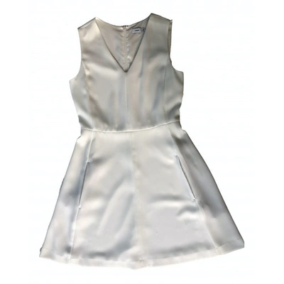 Pre-owned Vince Mini Dress In White