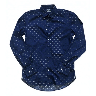 Pre-owned Kenzo Shirt In Navy