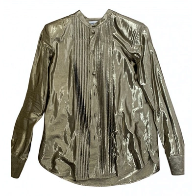 Pre-owned Saint Laurent Shirt In Gold