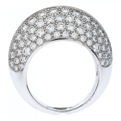 Pre-owned Chopard White Gold Ring In Silver