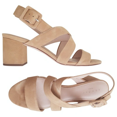 Pre-owned Sandro Spring Summer 2019 Sandals In Beige