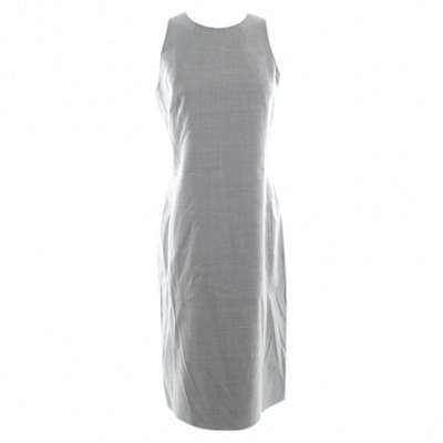 Pre-owned Polo Ralph Lauren Wool Dress In Grey