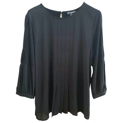 Pre-owned Karl Lagerfeld Black Polyester Top