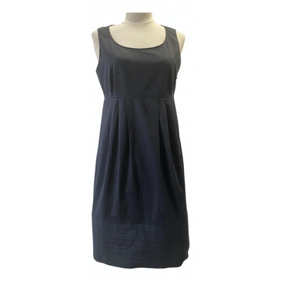Pre-owned Burberry Mid-length Dress In Blue