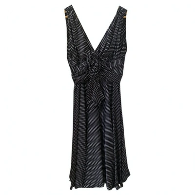 Pre-owned Tara Jarmon Black Silk Dress
