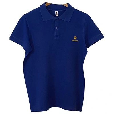 Pre-owned Moschino Polo Shirt In Blue
