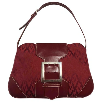 Pre-owned Valentino Garavani Cloth Handbag In Red