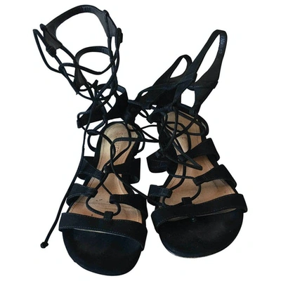 Pre-owned Schutz Sandal In Black