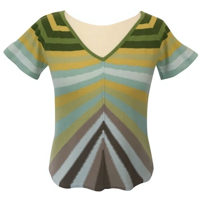 Pre-owned Sonia Rykiel Jersey Top In Multicolour