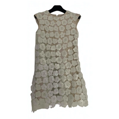 Pre-owned See By Chloé Ecru Glitter Dress