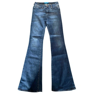 Pre-owned M.i.h. Jeans Blue Cotton - Elasthane Jeans