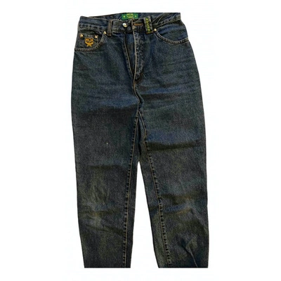 Pre-owned Mcm Blue Denim - Jeans Jeans