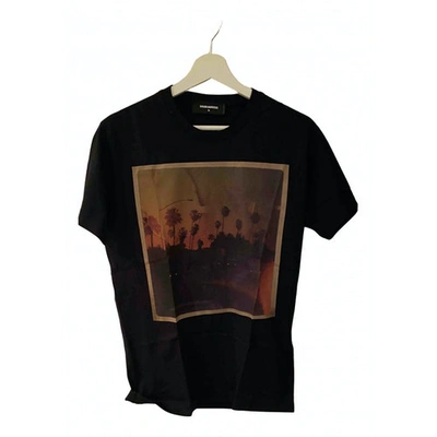Pre-owned Dsquared2 Black Cotton T-shirt