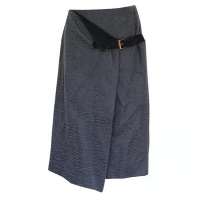 Pre-owned Trussardi Skirt In Grey