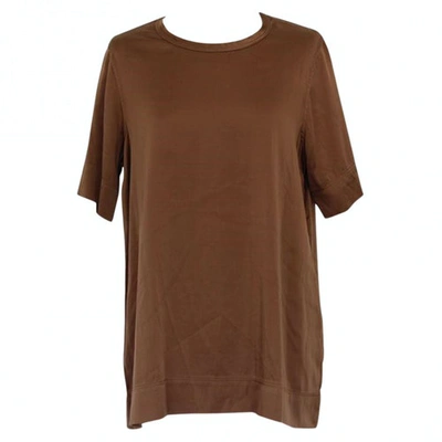 Pre-owned Drumohr Silk Knitwear In Brown