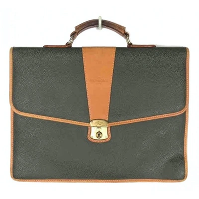 Pre-owned John Richmond Leather Small Bag In Green