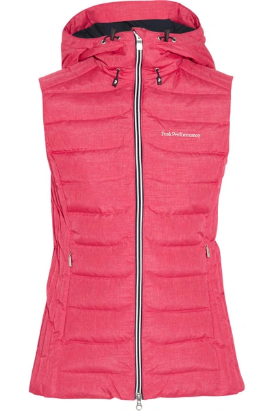 Peak Performance Quilted Shell Down Ski Gilet