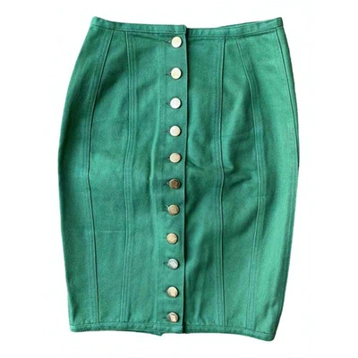 Pre-owned Jean Paul Gaultier Mini Skirt In Green