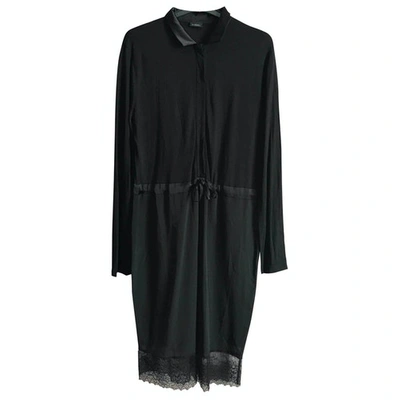 Pre-owned La Perla Silk Mid-length Dress In Black