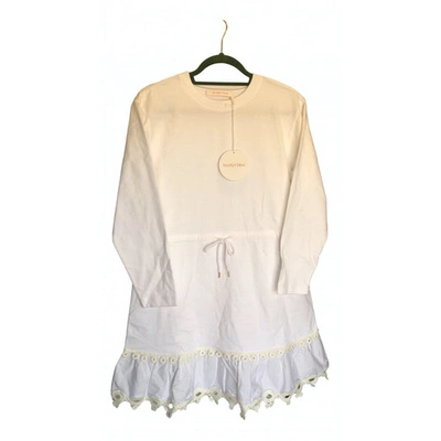 Pre-owned See By Chloé White Cotton Dress