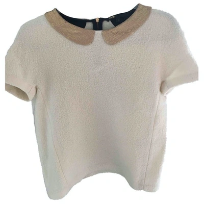 Pre-owned Maje White Wool  Top