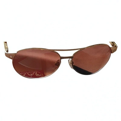 Pre-owned Cartier Santos Metal Sunglasses
