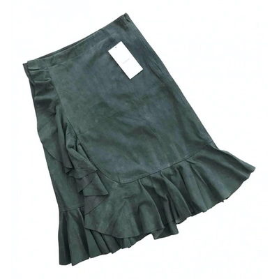 Pre-owned Munthe Mid-length Skirt In Green