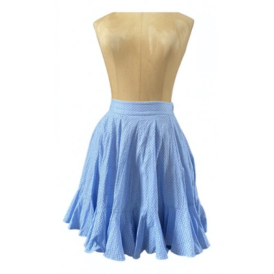 Pre-owned Rebecca Minkoff Mini Skirt In Blue