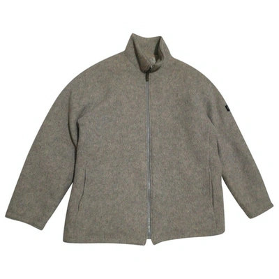 Pre-owned Armani Jeans Wool Jacket In Grey