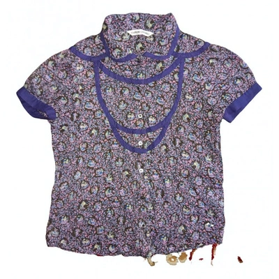 Pre-owned Tsumori Chisato Purple Cotton Top