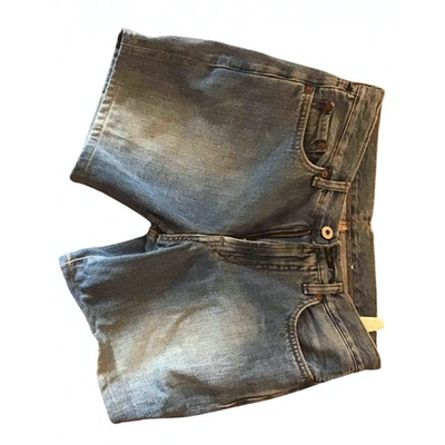 Pre-owned Replay Blue Denim - Jeans Shorts