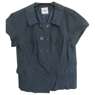 Pre-owned Moschino Cheap And Chic Short Waistcoat In Blue
