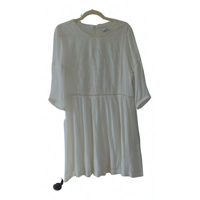 Pre-owned Suncoo Mid-length Dress In White