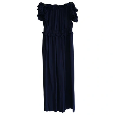 Pre-owned Whistles Jumpsuit In Navy