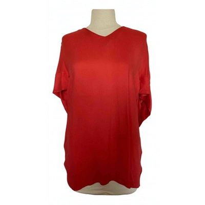 Pre-owned Marni Red Viscose Top