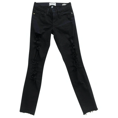 Pre-owned Frame Black Denim - Jeans Jeans