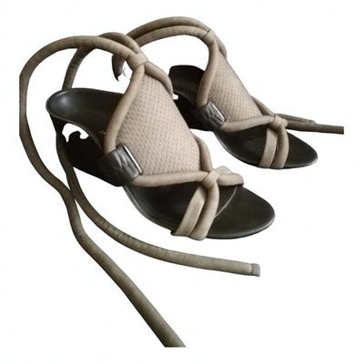 Pre-owned 3.1 Phillip Lim / フィリップ リム Leather Sandals In Beige