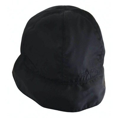 Pre-owned Prada Black Cloth Hat