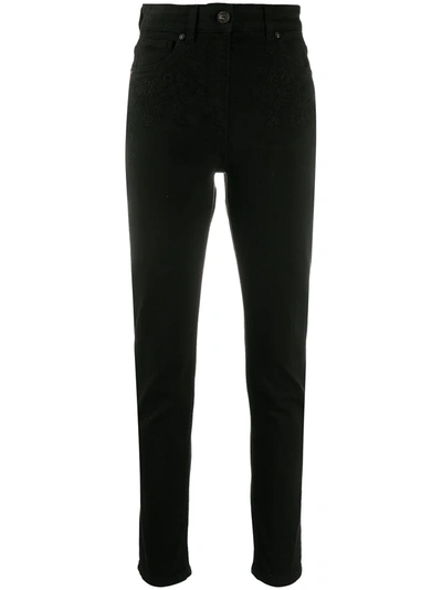 Etro High-rise Slim-fit Jeans In Black